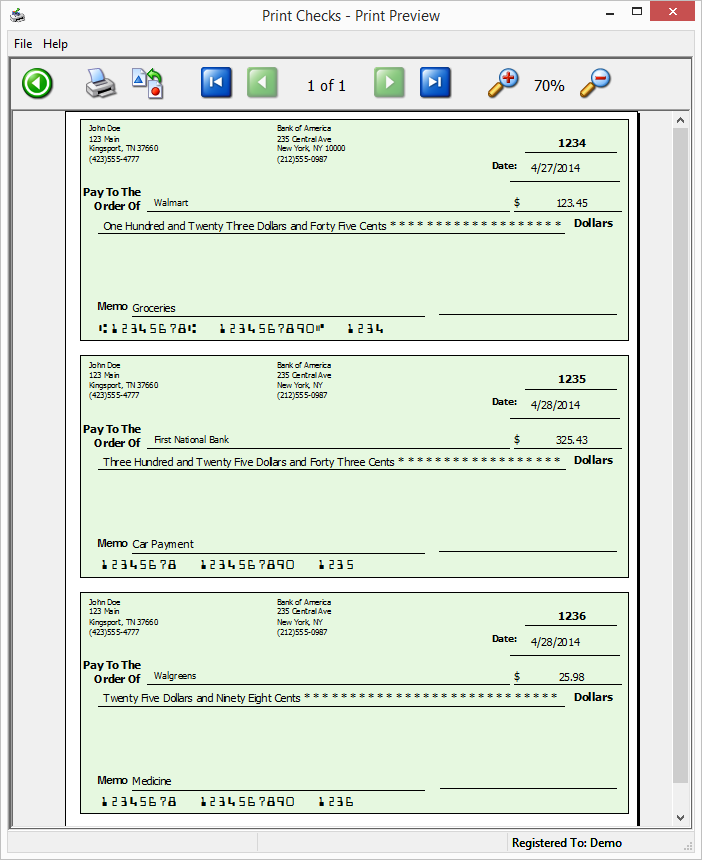 Free easy cheque writer software download