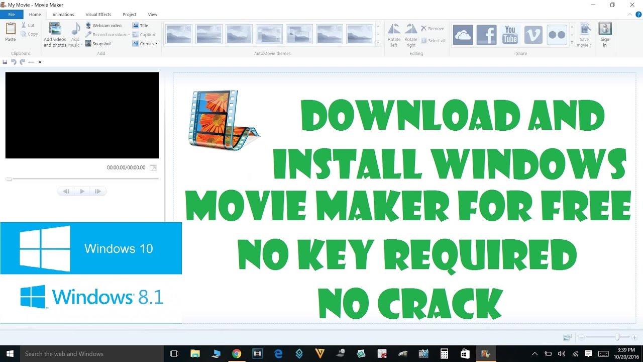 Install Movie Maker Windows 10